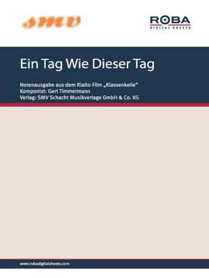 cover image of Ein Tag Wie Dieser Tag